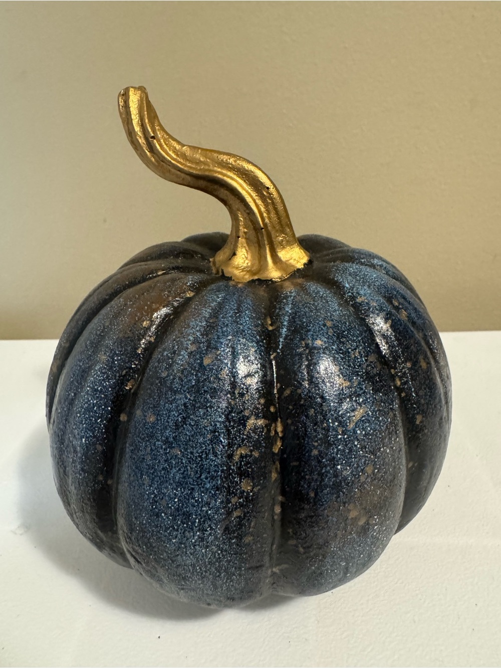 At Home Halloween Celestial Painted Pumpkin Decor